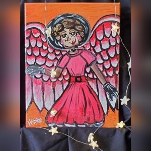 9x12 Original Acrylic Painting "Domnique"